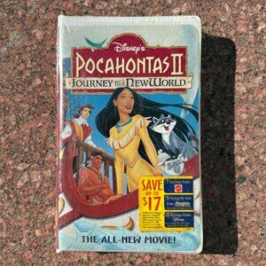 NEW Disney's Pocahontas 2 II Journey to a New World (VHS) Clamshell 1995